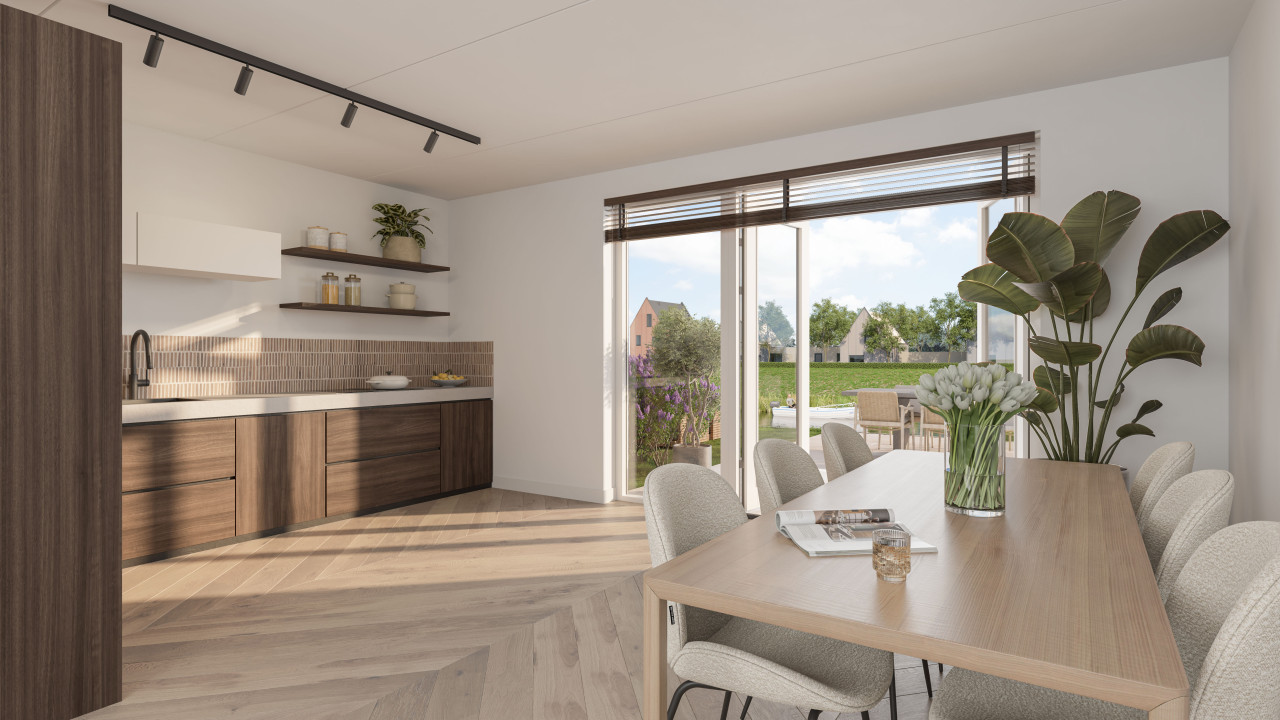 Havenkade impressie watervilla Aanpassing Keuken BNR 117 LR